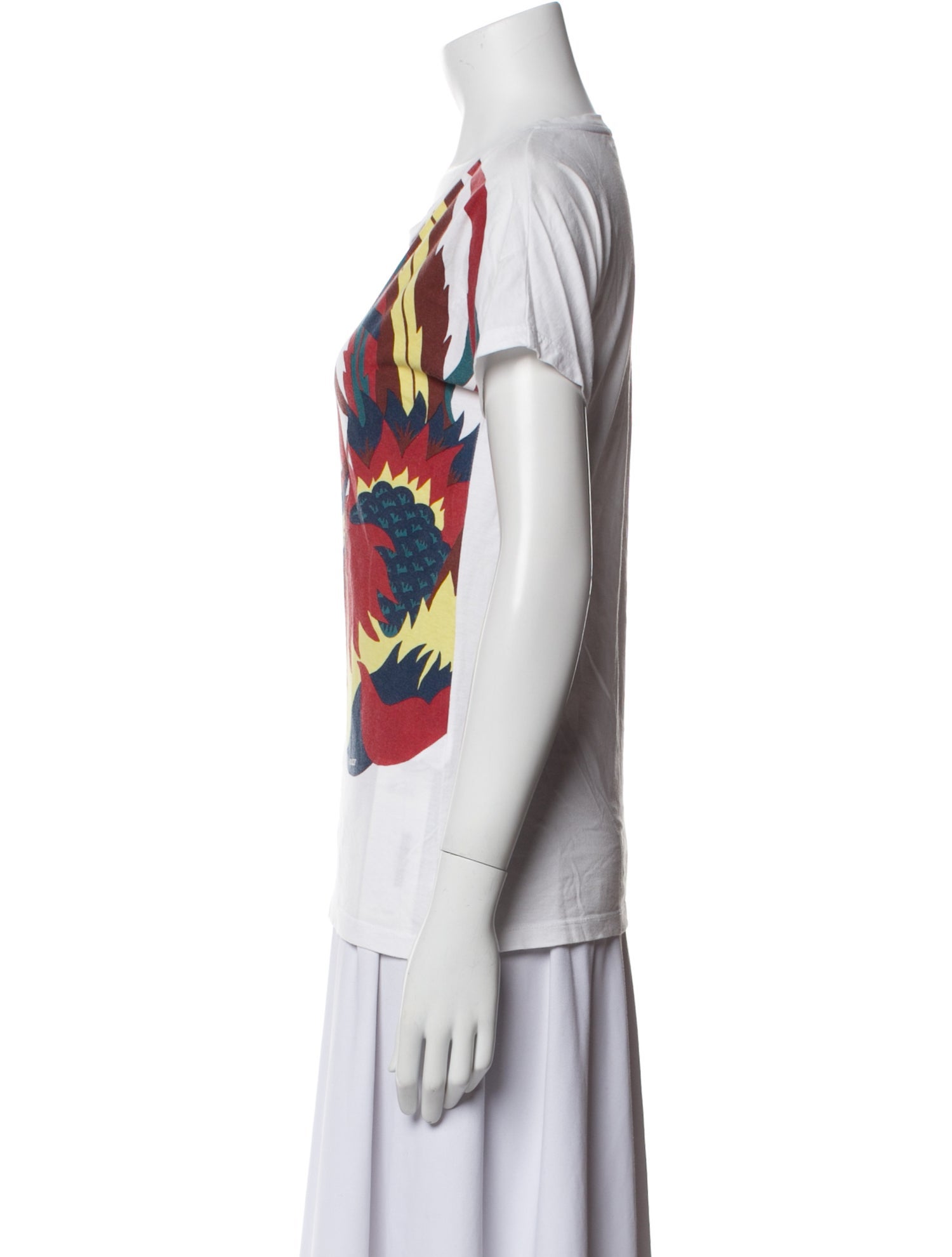 Bally Graphic Print Scoop Neck T-Shirt